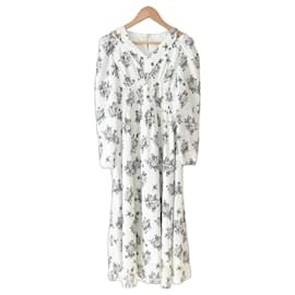 Autre Marque Bedrucktes langes Kleid NATURAL BEAUTY BASIC
