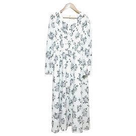 Autre Marque Vestido estampado con abertura en el hombro NATURAL BEAUTY BASIC