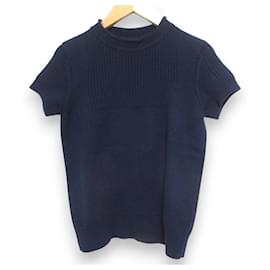 Top de punto de cachemira de manga corta Hermès 36