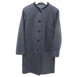 Autre Marque Abrigo sin cuello Spangle agnes b.