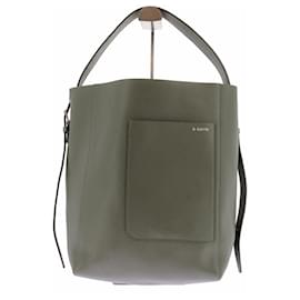 Borsa tote in pelle kaki - Valextra