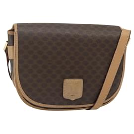 Céline Borsa a Spalla Celine Vintage Macadam in Tela e Pelle