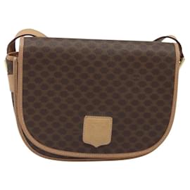 Céline Borsa a Spalla Celine Vintage Macadam in Tela e Pelle