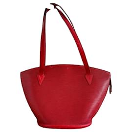 Borsa Louis Vuitton Saint-Jacques in pelle Epi rossa