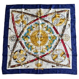 Hermès Sciarpa di Seta Daïmyo Princes du Soleil Levant 90cm