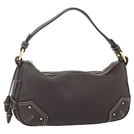 Borsa a Spalla BALLY in Pelle Marrone Oro Auth 178289A - Bally