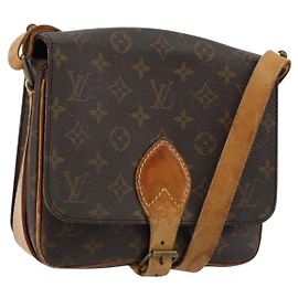 LOUIS VUITTON Borsa a Spalla Monogram Cartouchiere MM M51253 LV Auth ka4270