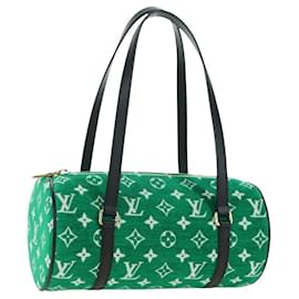 LOUIS VUITTON Monogram Jaguar Papillon Hand Bag Green M46206 LV Auth 178544SM