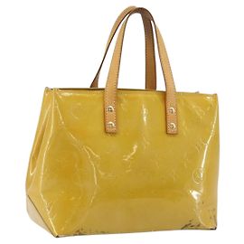 LOUIS VUITTON Borsa Monogram Vernis Reade PM Beige M91144 LV Auth ep14512