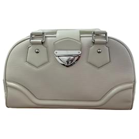 Borsa Louis Vuitton Bowling Montaigne GM Pelle Epi Avorio