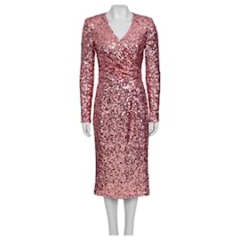 Robe à sequins rose Dolce & Gabbana - Taille M/IT42 Occasion