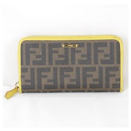 Fendi Zucca Round Long Wallet