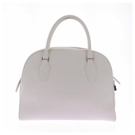 The row Borsa "India" crema in pelle