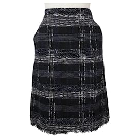 Falda de tweed Chanel algodón nailon