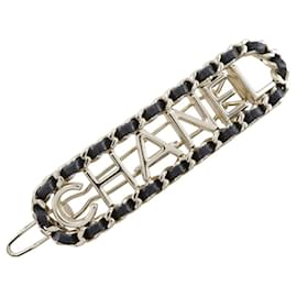 Chanel CHANEL Logo Chain Barrette Barrette