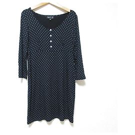 Autre Marque Ärmelloses Langarmkleid aus Stretch-Jersey mit Punktmuster agnes b.