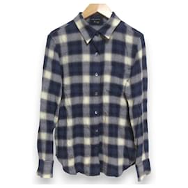 Camisa de manga larga Theory Ombre Check