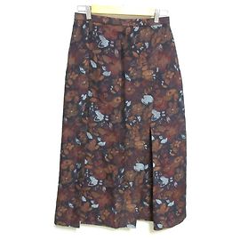 Autre Marque Falda maxi de mezcla de seda con jacquard floral Drawer
