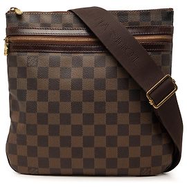 Pochette Louis Vuitton Marrone Damier Ebene Bosphore