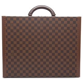 Louis Vuitton Marrón Damier Ebene President Classeur