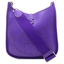 Hermès Purple Clemence Evelyne III PM