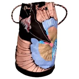 Sacchetto a coulisse Hermès "Feathers and Flowers"