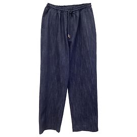 Autre Marque Pantaloni con coulisse The Frankie Shop in cotone blu navy