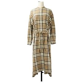 Autre Marque Drawer Hemdenkleid aus Alpaka mit Tartan-Muster