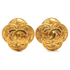 Orecchini a clip Chanel Coco Mark Vintage Arabesque Pattern