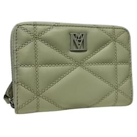 MCM Light Beige Leather Coin Purse