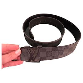 Louis Vuitton Damier Ebene LV Initiales Gürtel