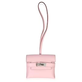 Hermès Rose Sakura Swift Kelly Festival Charm