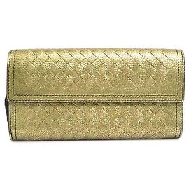 Portafoglio lungo in pelle Intrecciato Bottega Veneta