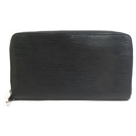 Portafoglio lungo in pelle Epi nero Louis Vuitton
