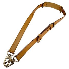 Louis Vuitton Beige Leather Shoulder Strap
