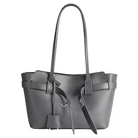 Sac cabas Balenciaga en cuir gris BORSA TOTE BEL AIR PICCOLA DA DONNA IN GRIGIO