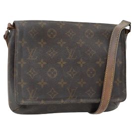LOUIS VUITTON Borsa Monogram Musette Tango Long Strap M51388 LV Auth 179686