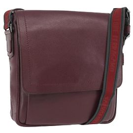 Borsa a Spalla Salvatore Ferragamo in Pelle Bordeaux Argento Auth BA12518