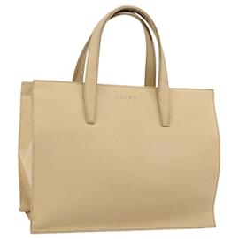 Borsa a mano LOEWE in pelle Avorio Argento Auth ep14525