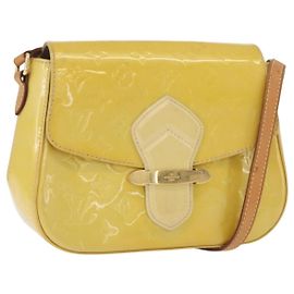 LOUIS VUITTON Borsa Vernis Bell Flower GM Broncorail M91706 LV Auth BA12566