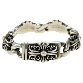 Bracciale Keeper Link ID Chrome Hearts Ag925 4 Links Silver Auth 176817SM