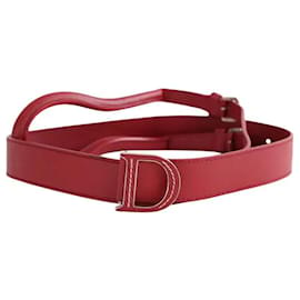 Roter Ledergürtel - Dior