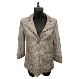 Chaqueta de Tweed Chanel con Mangas 3/4