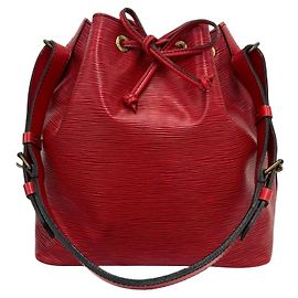 Borsa a Spalla Louis Vuitton Vintage Petit Noé in Pelle Epi