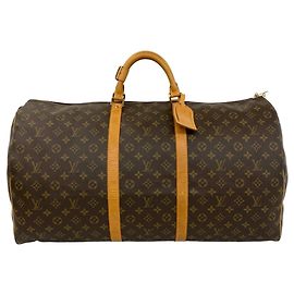 Bolso Boston Louis Vuitton Vintage Keepall 60 Monogram de piel