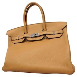 Hermès Borsa Hermes Birkin 35 in pelle Taurillon Clemence