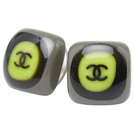 Pendientes cuadrados Chanel Coco Mark