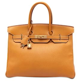 Hermès Orange Togo Birkin Retourne 35