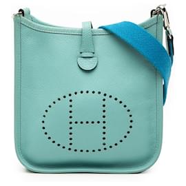 Hermès Blue Epsom Evelyne I TPM
