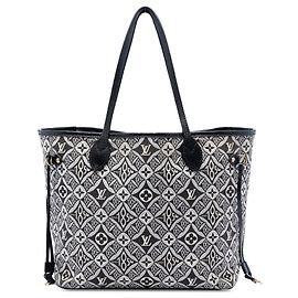 Louis Vuitton Black Monogram Jacquard Since 1854 Neverfull MM
